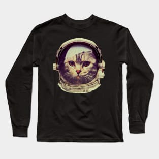 Astronaut Space CAT Long Sleeve T-Shirt